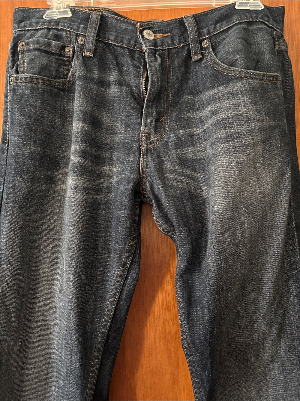 Levi's Dark Blue Washed Jeans